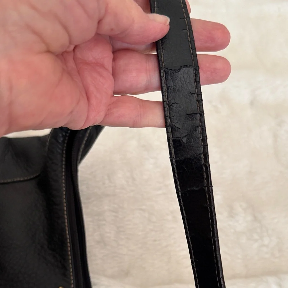 The Sak Black Leather Hobo Bag - Picture 11 of 12